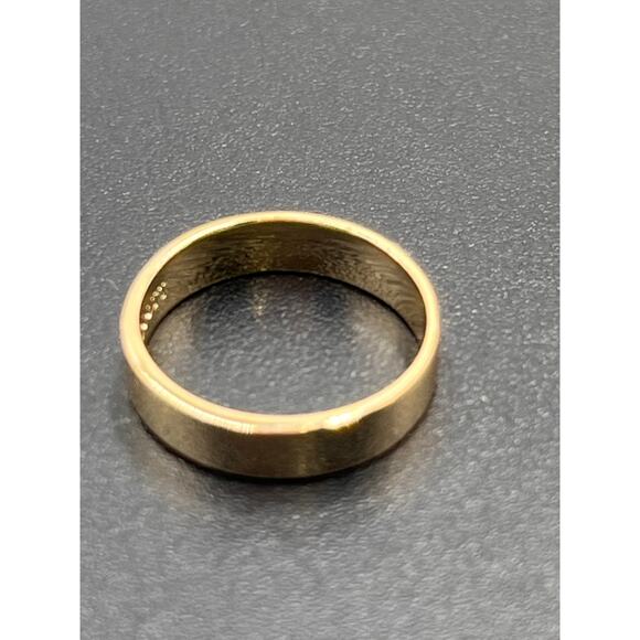 Kendra Scott Designer Gold Plated Polished Ring Minimalist Wedding Band - Picture 8 of 10